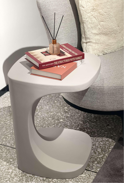 Wave Side table Concrete Furniture