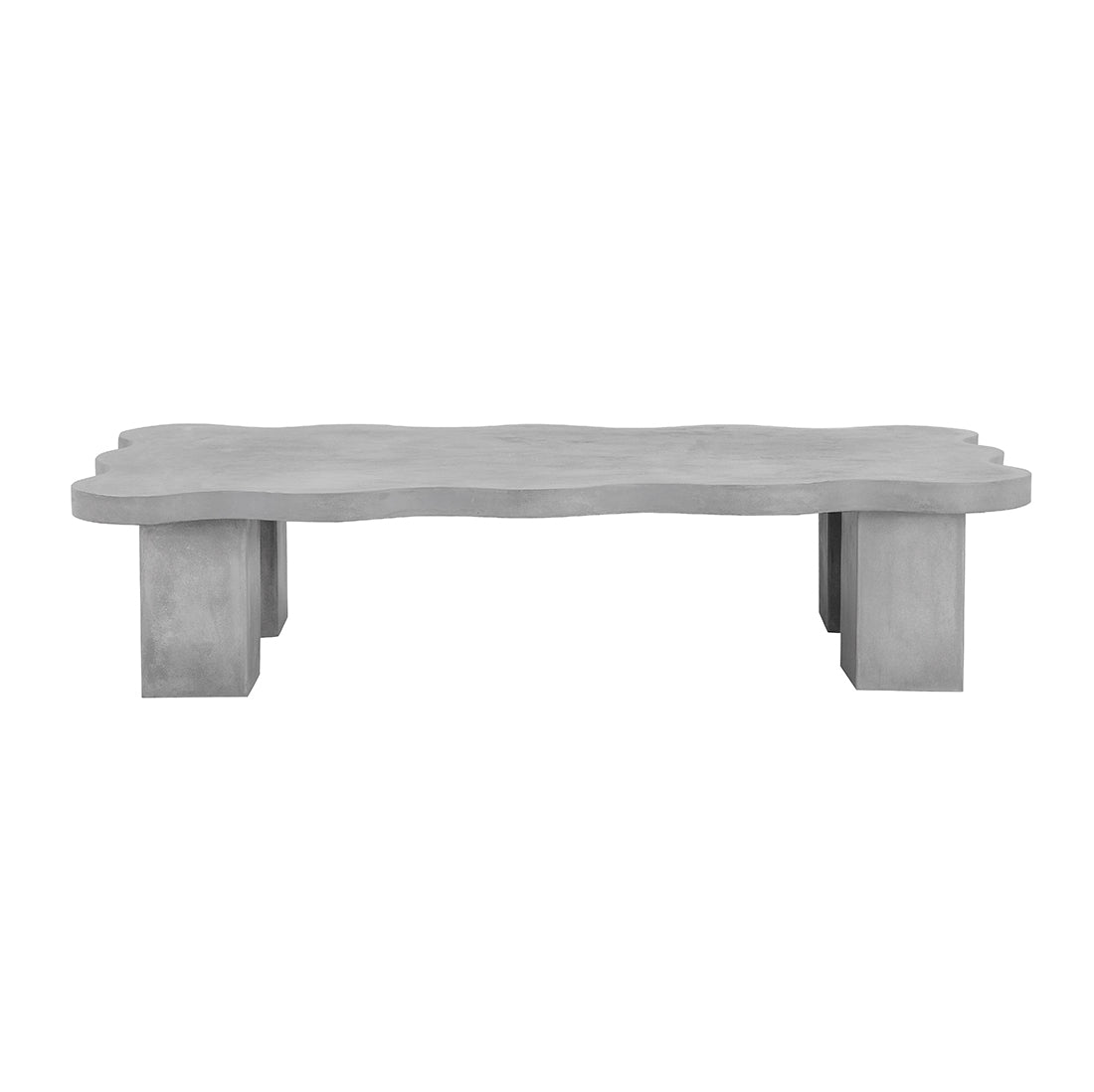 Outdoor GFRC Concrete Cement Wave Coffee Table Wholesale