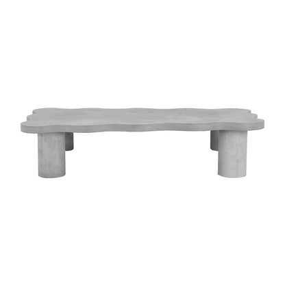 Outdoor GFRC Concrete Wave Coffee Table Wholesale