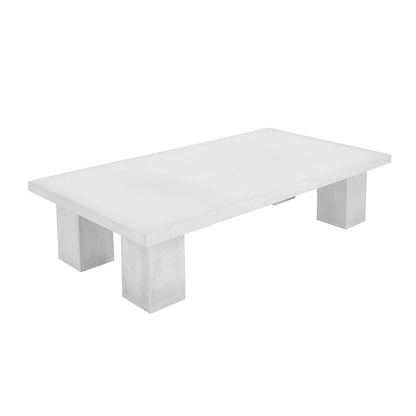 Outdoor GFRC Concrete Rect Coffee Table Wholesale