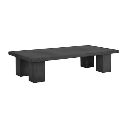 Outdoor GFRC Concrete Rect Coffee Table Wholesale