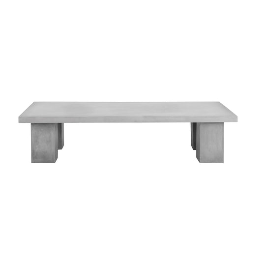 Outdoor GFRC Concrete Rect Coffee Table Wholesale