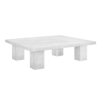 Outdoor GFRC Concrete Cement Square Coffee Table Wholesale