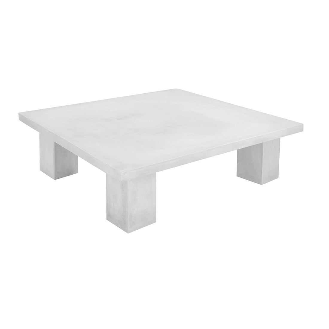 Outdoor GFRC Concrete Cement Square Coffee Table Wholesale