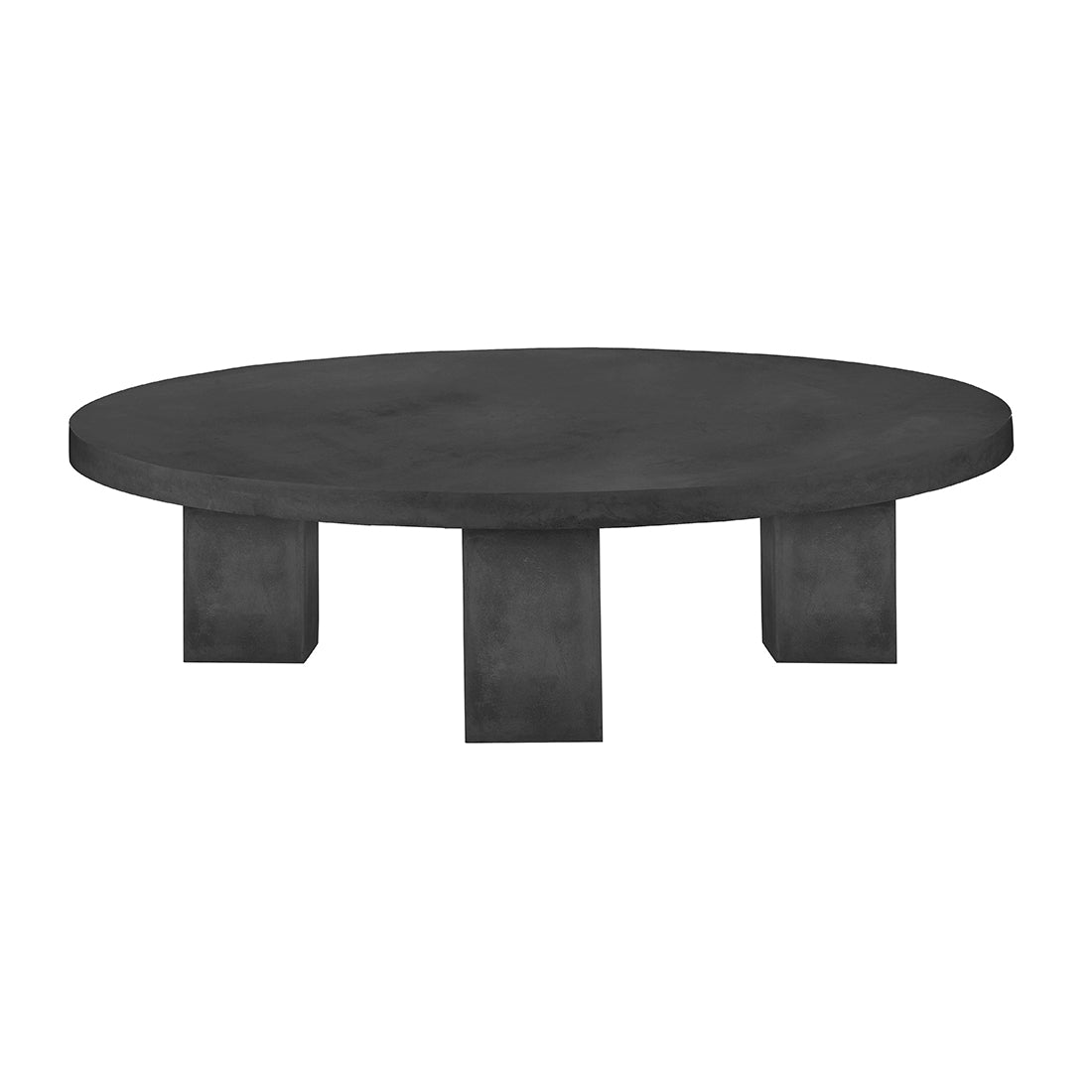 Outdoor GFRC Concrete X Round Coffee Table Wholesale