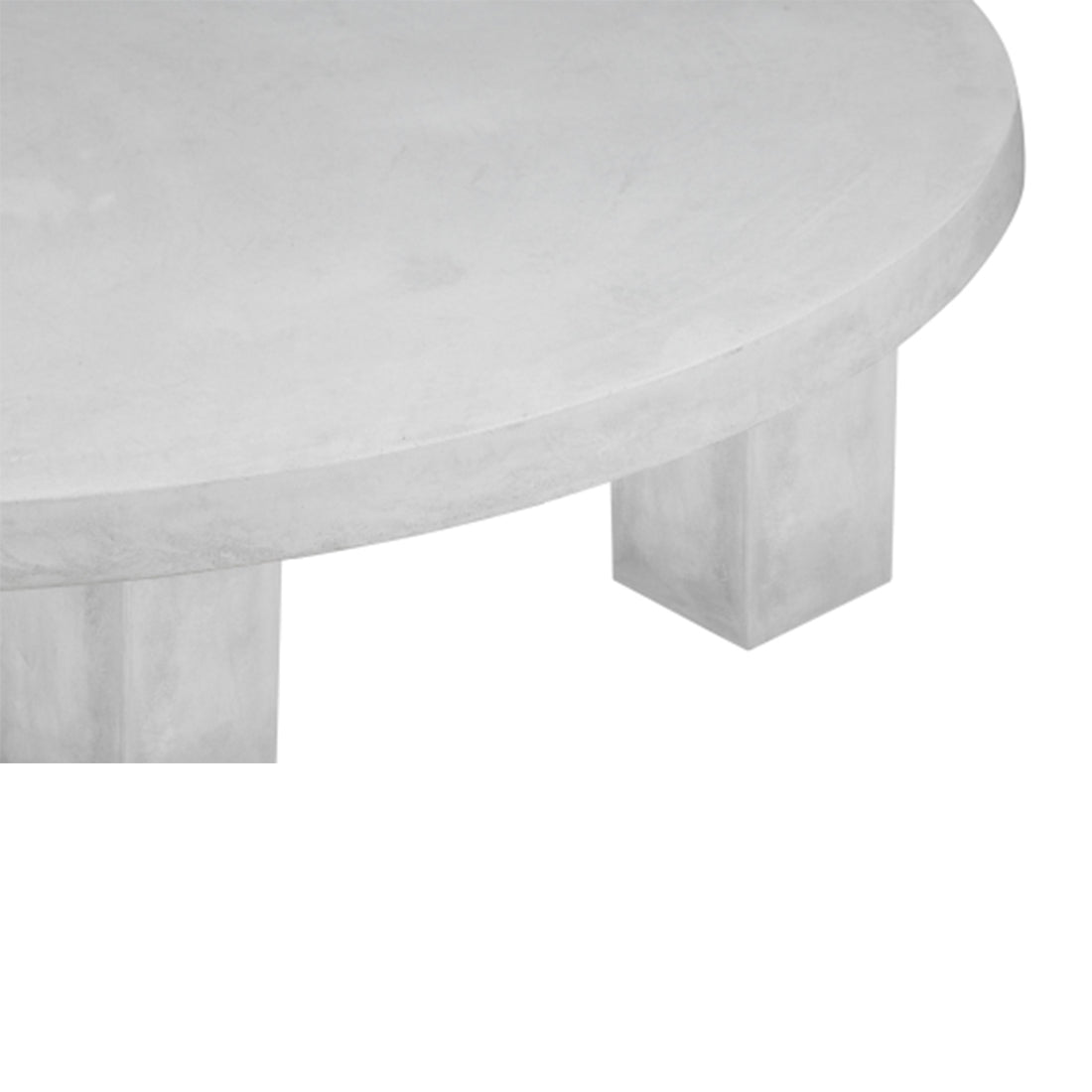 Outdoor GFRC Concrete X Round Coffee Table Wholesale