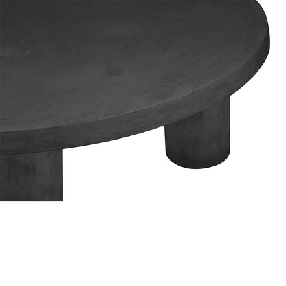 Outdoor GFRC Concrete X Round Coffee Table Wholesale