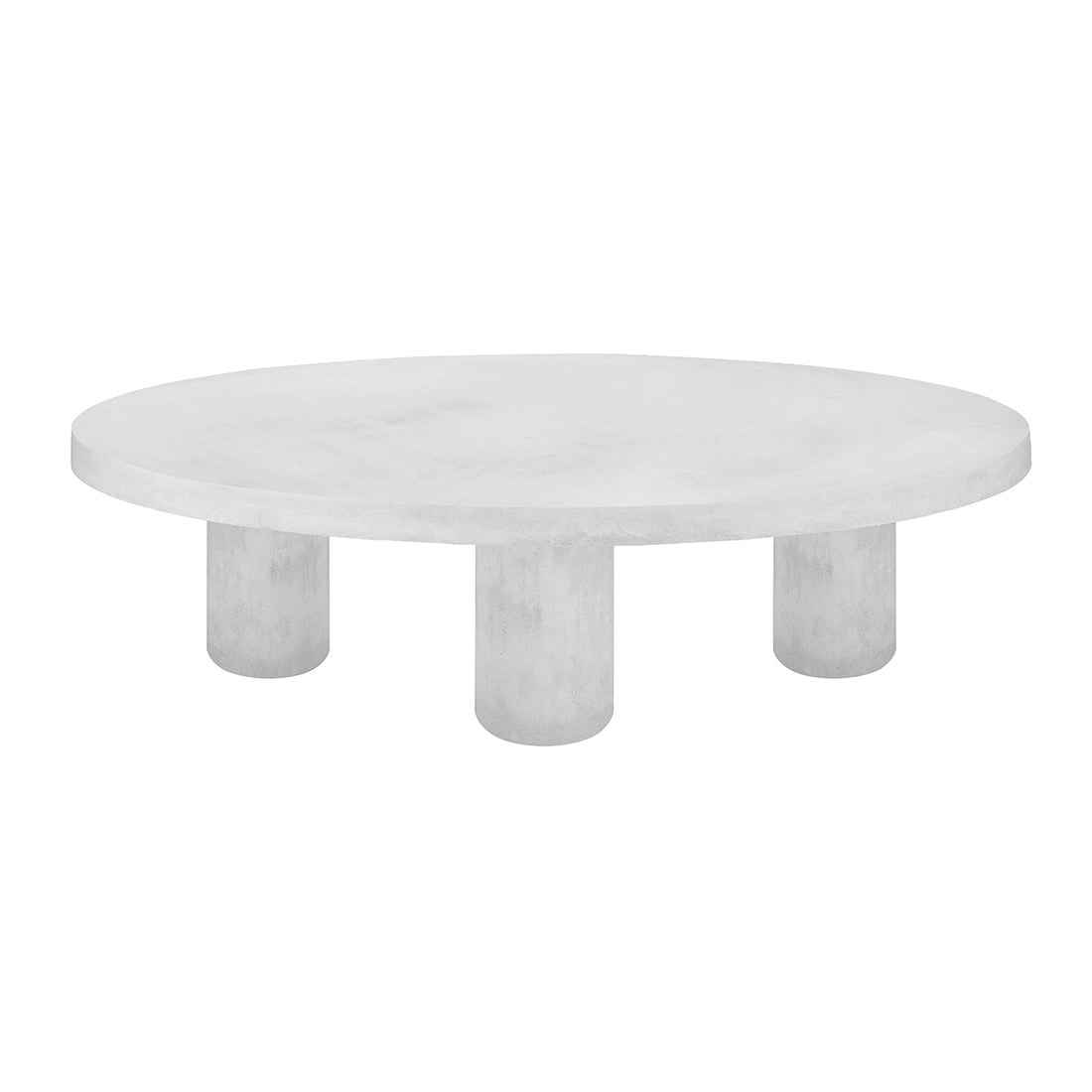 Outdoor GFRC Concrete X Round Coffee Table Wholesale