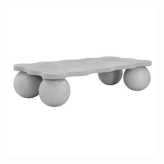 Outdoor GFRC Wave Concrete Coffee table