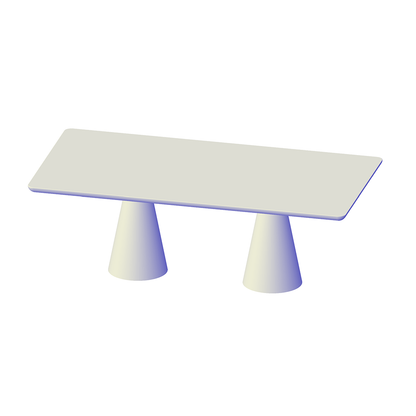 GRFC Flower Double Base Dining Table Wholesaler