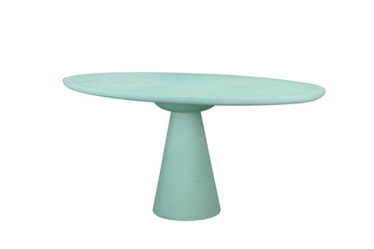 UHPC Sophia Dinner Table Ellipse Top Trellis Base