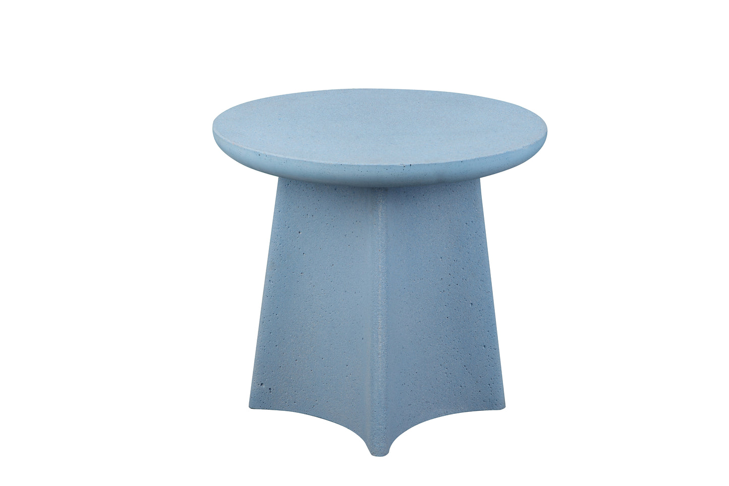 UHPC Cara Side Table Round Top Carambola Base