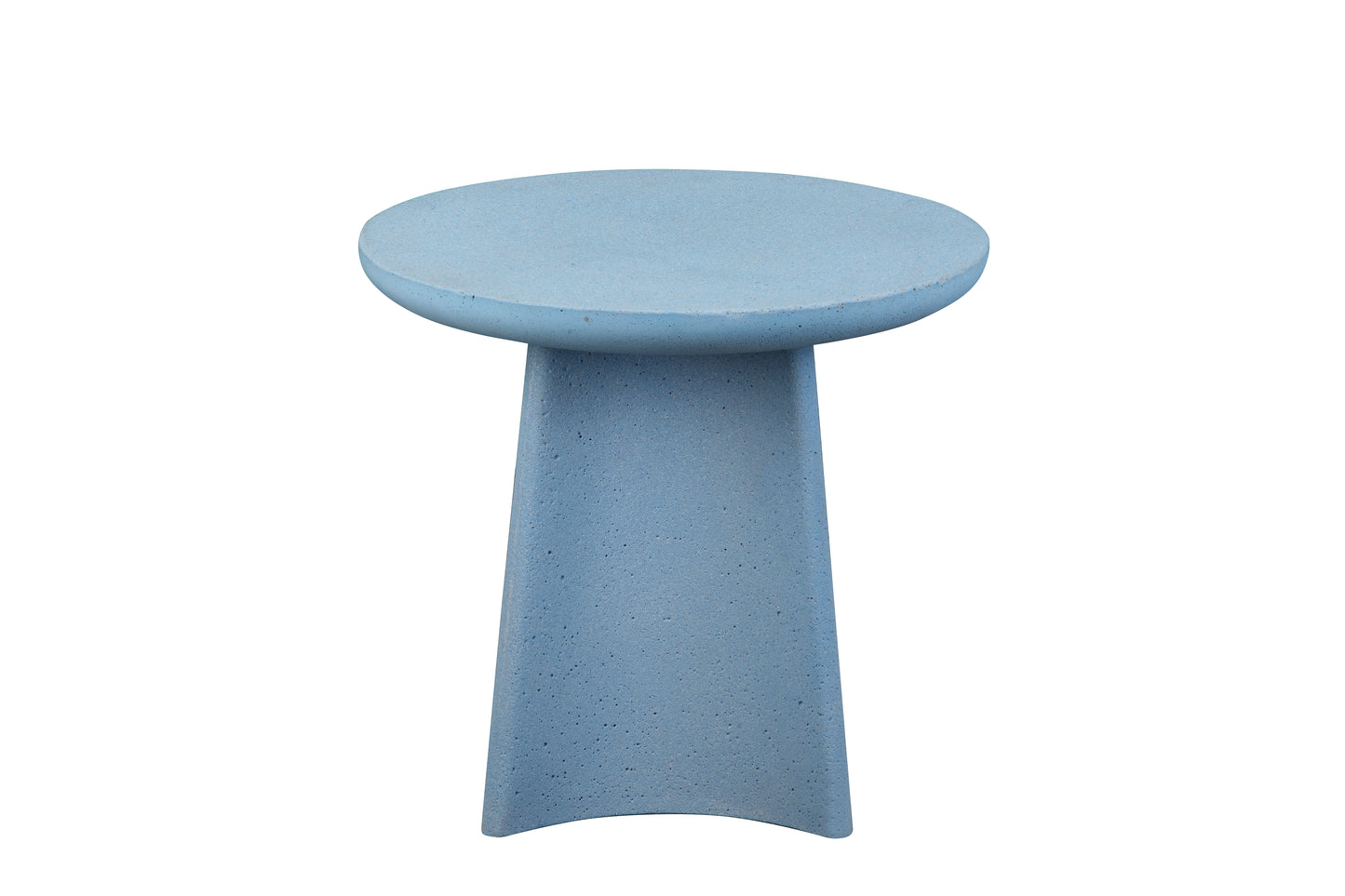 UHPC Cara Side Table Round Top Carambola Base