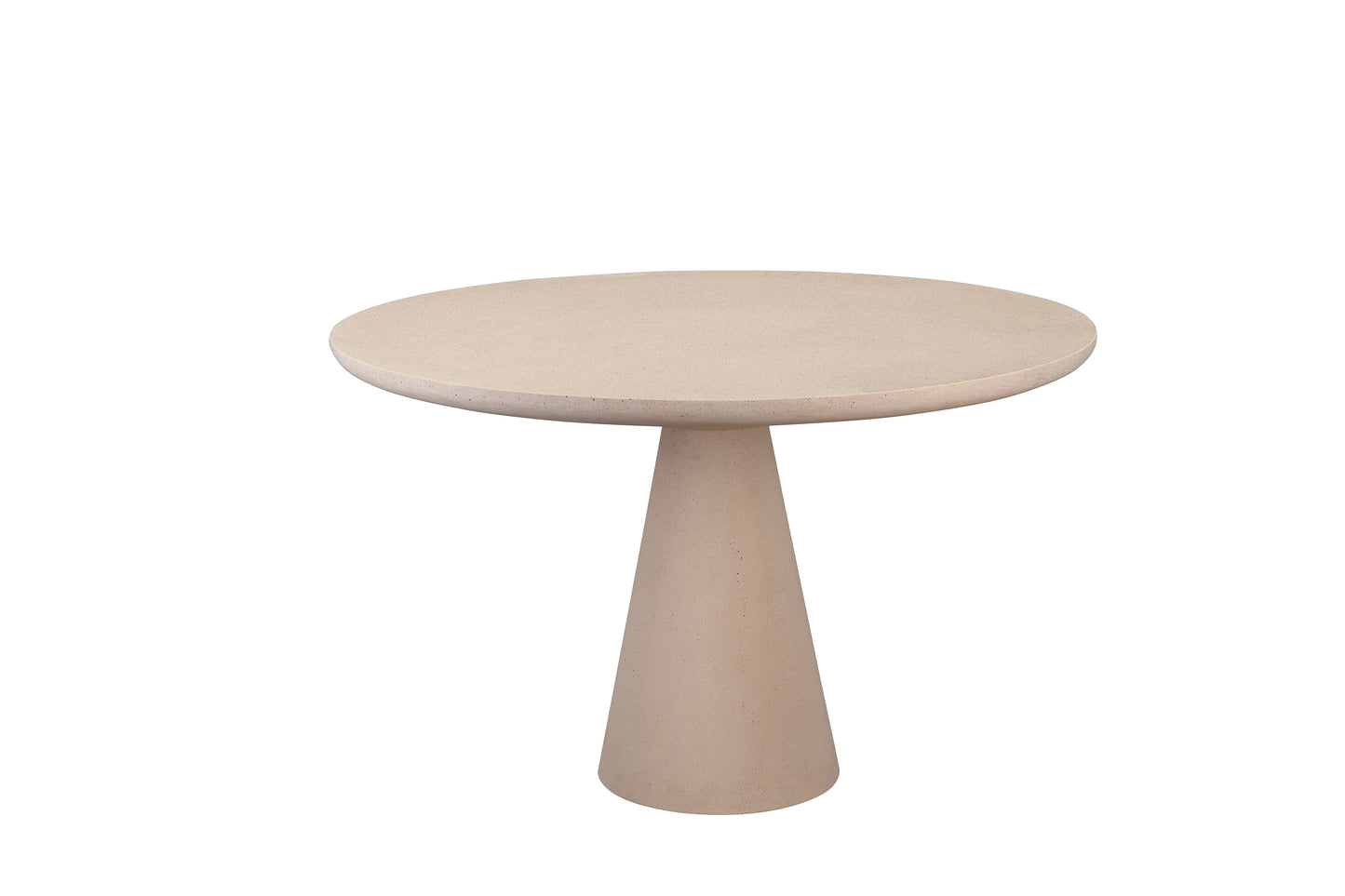 UHPC Cara Dinner Table A Round Top Cone Base