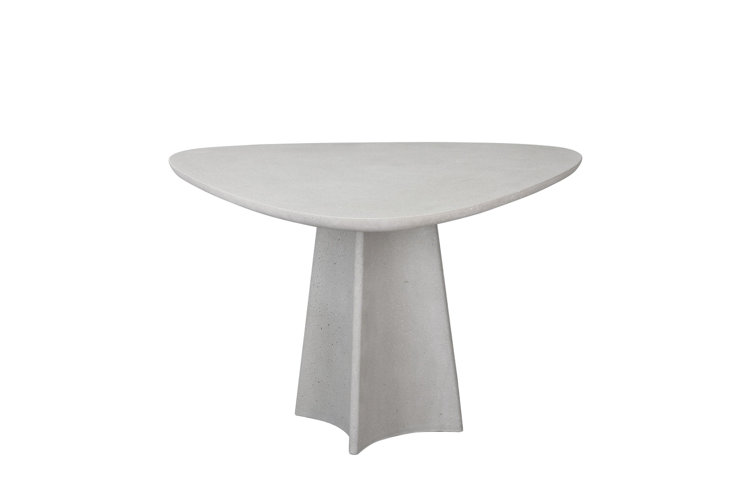 UHPC Ella Dinner Table Triangle Top Carambola Base