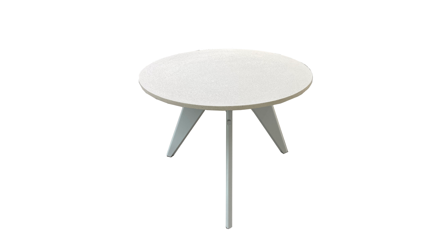 UHPC Mariner Round Dinner Table Metal Base