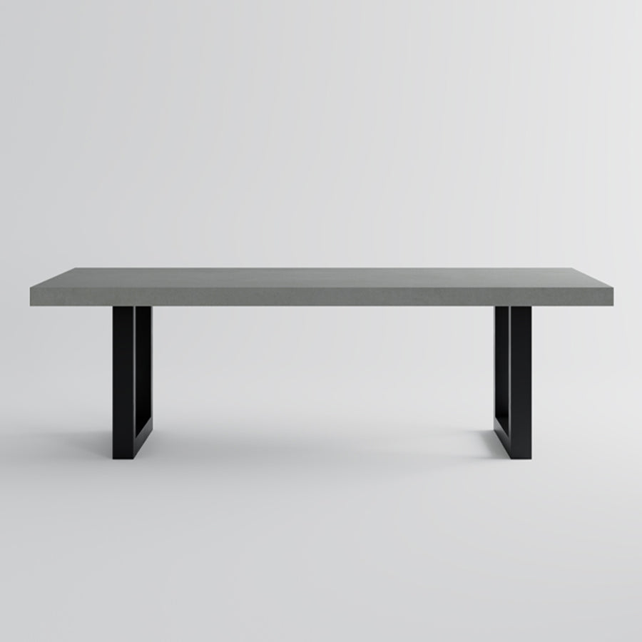 Outdoor GFRC Ironstone Concrete Dinner Table Wholesale – LIONZCONCRETE