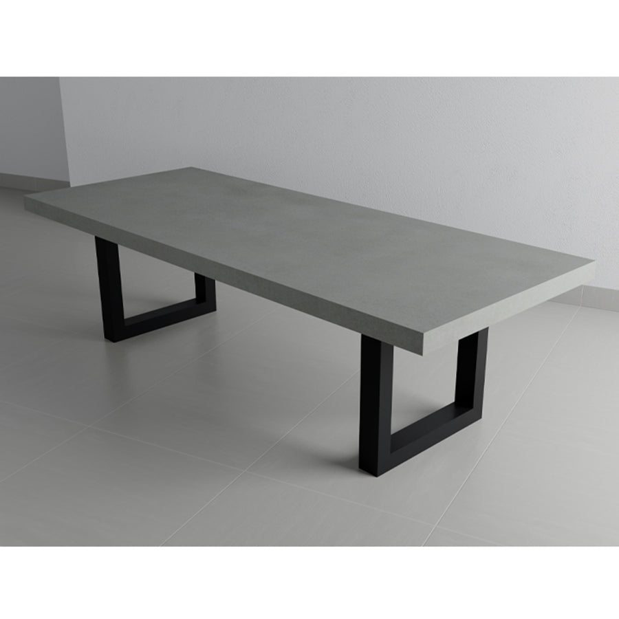 Outdoor GFRC Ironstone Concrete Dinner Table Wholesale