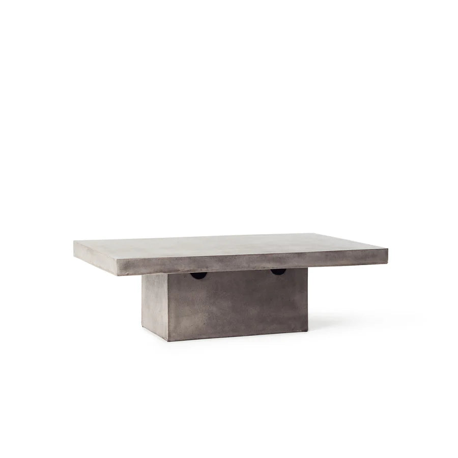 Outdoor GFRC Concrete Rectangular Coffee Table Wholesale