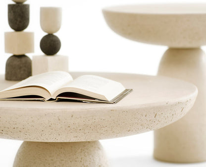 Round Side table Concrete Furniture